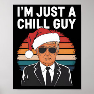 Ich bin nur ein Kill-Typ Funny Trump Weihnachtsman Poster