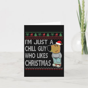 Ich bin nur ein kleiner Typ, der Weihnachtslustige Karte