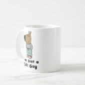 Ich bin nur ein kleiner Typ Kaffeetasse (Vorderseite Links)