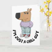 Ich bin nur ein kleiner Typ Karte (Gelbe Blume)