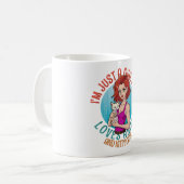 Ich bin nur ein Mädchen, das Katzen Lieben Kaffeetasse (Vorderseite Links)