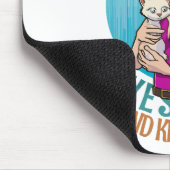 Ich bin nur ein Mädchen, das Katzen Lieben Mousepad (Ecke)