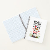 Ich bin nur ein Mädchen, das Lieben Kühe Spirale Notizblock (Innenseite)