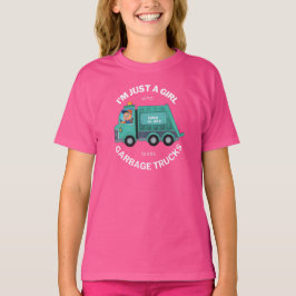 Ich bin nur ein Mädchen, das Müllfahrzeuge Lieben T-Shirt