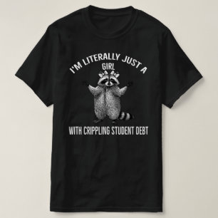 Ich bin nur ein Mädchen mit lähmender Studienversc T-Shirt