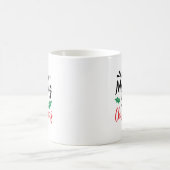 Ich bin nur ein Morgenmensch an Weihnachten-Tasse Kaffeetasse (Mittel)