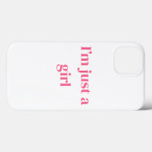 Ich bin nur ein niedliches Mädchentelefon Case-Mate iPhone Hülle (Rückseite (Horizontal))