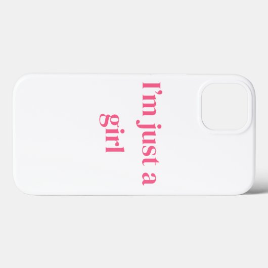 Ich bin nur ein niedliches Mädchentelefon Case-Mate iPhone Hülle (Rückseite (Horizontal))