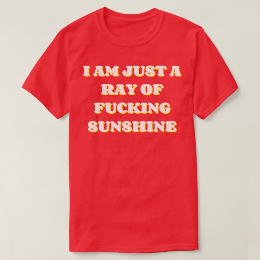 Ich bin nur ein Ray des sonnigen, sonnigen NSFW-Sp T-Shirt (Design vorne)