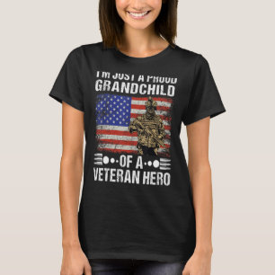 Ich bin nur ein stolzes Enkelkind eines Veteranen- T-Shirt