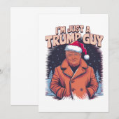 Ich bin nur ein Trump-Typ Chill Typ Meme Trump T - Einladung (Vorne/Hinten)