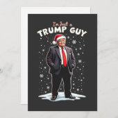 Ich bin nur ein Trump Typ Chill Typ Weihnachten We (Vorne/Hinten)