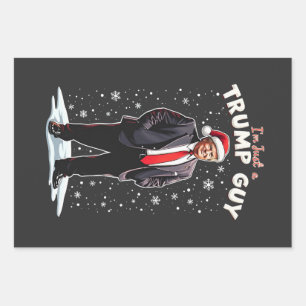 Ich bin nur ein Trump-Typ, chilliger Typ, Weihnach Geschenkpapier Set