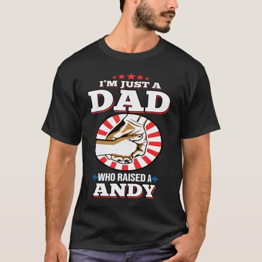 Ich bin nur ein Vater, der einen ANDY-Namen und AN T-Shirt (Vorderseite)