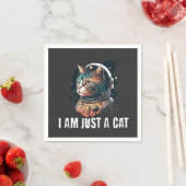 Ich bin nur eine Katze Serviette (Beispiel)