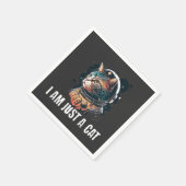 Ich bin nur eine Katze Serviette (Ecke)