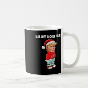 Ich bin nur eine kleine Kill Trump lustiges Weihna Kaffeetasse