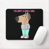 Ich bin nur eine kleine Mädchen Meme Funny Chill 4 Mousepad (Mit Mouse)