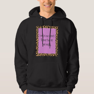 Ich bin nur einen Stomach-Grippe entfernt von mein Hoodie