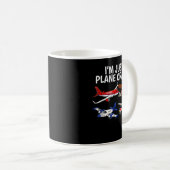 Ich bin nur Flugzeug Crazy - Fluggeschenke für Flu Kaffeetasse (VorderseiteRechts)