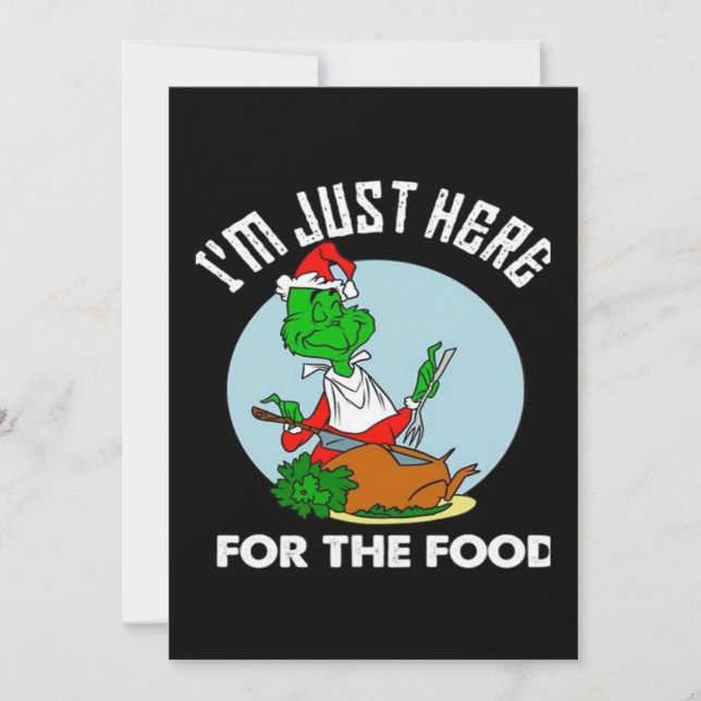 Ich bin nur für das Essen hier (Vorderseite)