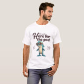 Ich bin nur für den Pool hier T-Shirt (Vorne ganz)