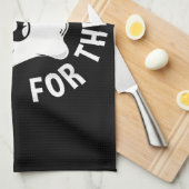 Ich bin nur für die Boos da Geschirrtuch (Viertel Falte)