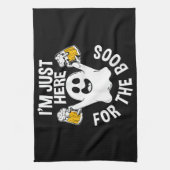 Ich bin nur für die Boos da Geschirrtuch (Vertikal)