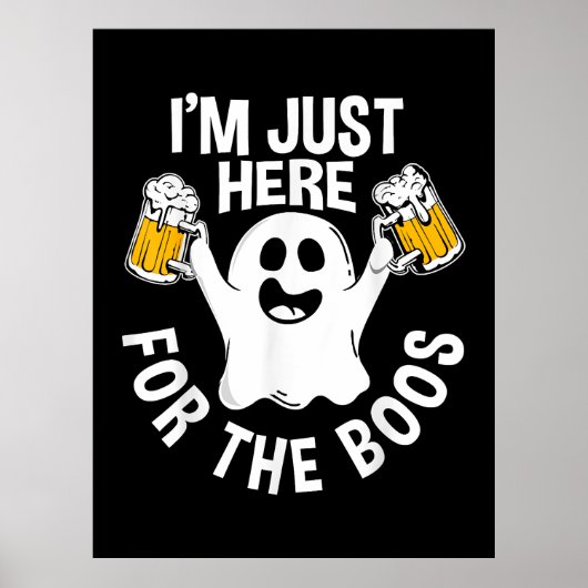 Ich bin nur für die Boos da Poster (Vorne)