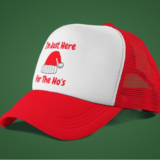 Ich bin nur für die Ho's hier Truckerkappe