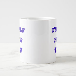 Ich bin nur glücklich heute Kaffee-Tasse Jumbo-Tasse