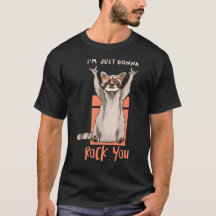 Ich bin nur Gonna Rock You Funny Racoon Geschenk