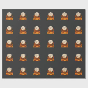 Ich bin nur hier Boos Halloween Kinder Silhouette Geschenkpapier