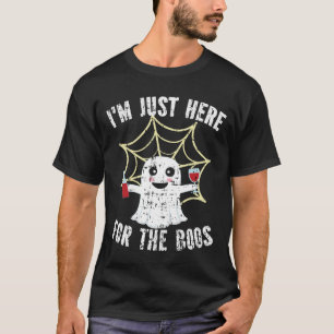 Ich bin nur hier für das Boos Funny Halloween Ghos T-Shirt
