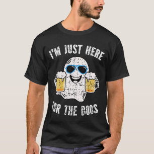 Ich bin nur hier für das Boos Funny Halloween Ghos T-Shirt