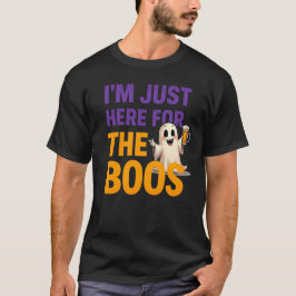 Ich bin nur hier für das Boos Funny Halloween Ghos T-Shirt