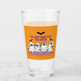 Ich bin nur hier für das Boos-Funny Halloween Glas