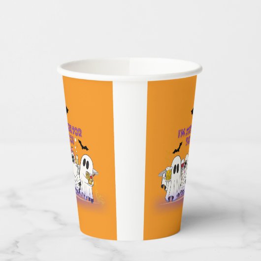 Ich bin nur hier für das Boos-Funny Halloween Pappbecher (Links)