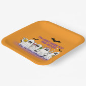 Ich bin nur hier für das Boos-Funny Halloween Pappteller (Gewinkelt)