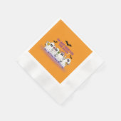 Ich bin nur hier für das Boos-Funny Halloween Serviette (Ecke)