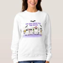 Ich bin nur hier für das Boos-Funny Halloween Sweatshirt