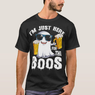 Ich bin nur hier für das Boos Funny Halloween T-Sh T-Shirt