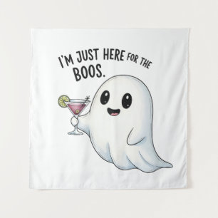 Ich bin nur hier für das Boos Halloween Wandteppich