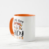 Ich bin nur hier für das Candy Custom Halloween Tasse (Vorderseite Links)