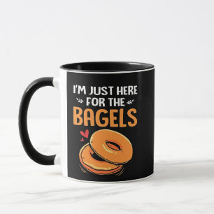 Ich bin nur hier für das jüdische Essen von Bagels Tasse