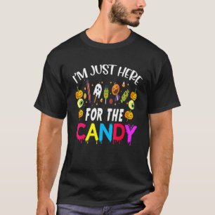 Ich bin nur hier für das süße Halloween-Kostüm T-Shirt