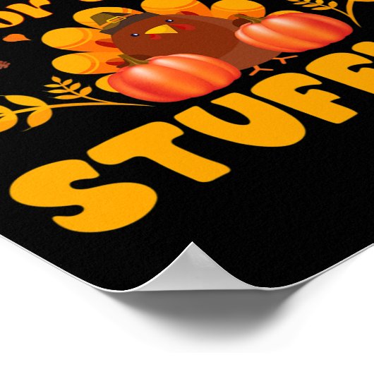 Ich bin nur hier für den erstickenden Mix Pumpkin  Poster (Ecke)