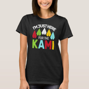 Ich bin nur hier für den Kami-japanischen Origami- T-Shirt
