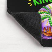Ich bin nur hier für den King Cake Funny Mardi Gra Mousepad (Ecke)