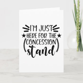Ich bin nur hier für den Konzessionsstand Karte